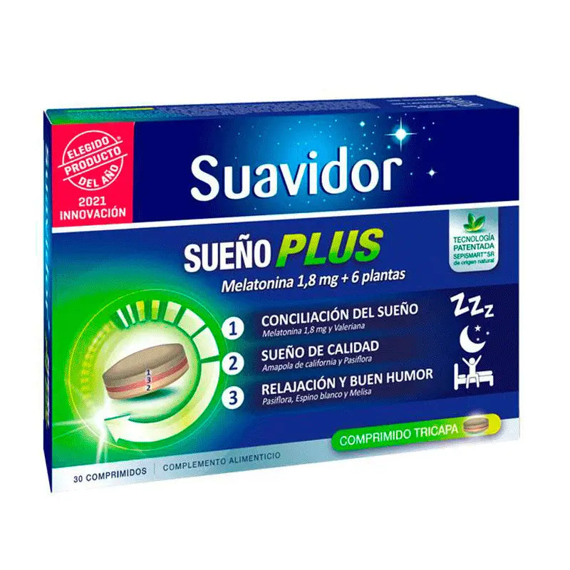 Suavidor Sueño Plus Tricapa, 30 tablets