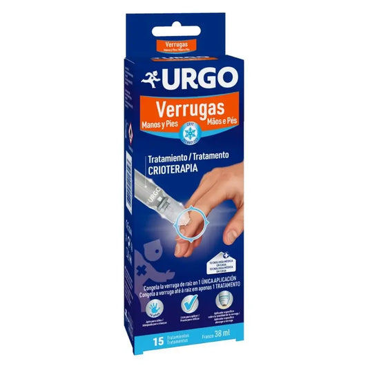 Urgo - Warzen Kryotherapie - Flasche 38 ml, 15 Behandlungen