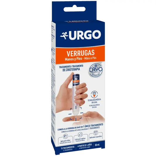 Urgo - Warzen Kryotherapie - Flasche 38 ml, 15 Behandlungen