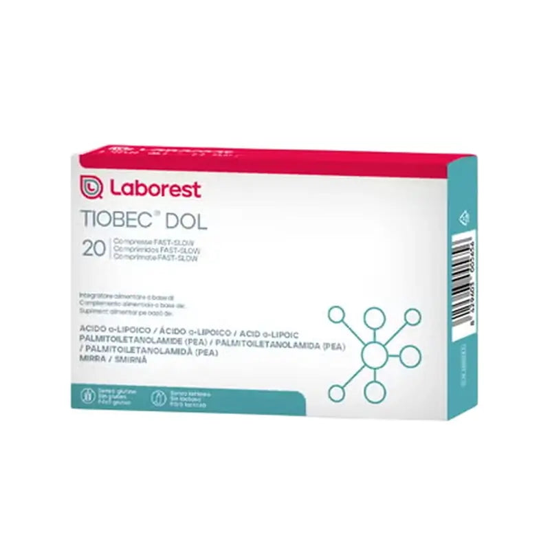 Tiobec Dol Nahrungsergänzungsmittel 20 Fast-Slow-Tabletten