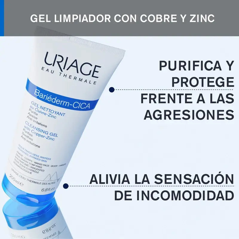 Uriage Bariéderm Cica-Reinigungsgel, 200 ml