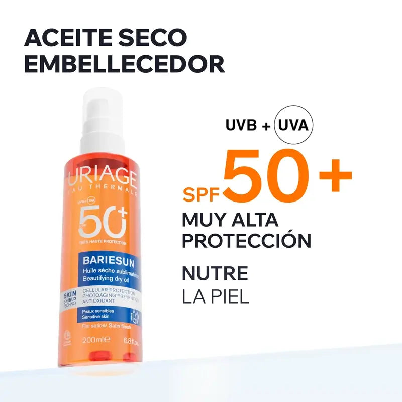 Uriage Bariésun Trockenöl Spf50+, 200 ml