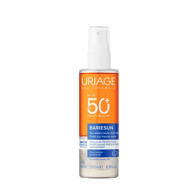 Uriage Bariésun Erfrischender Sonnenschutz Sonnenwasser Spf50+, 200 ml