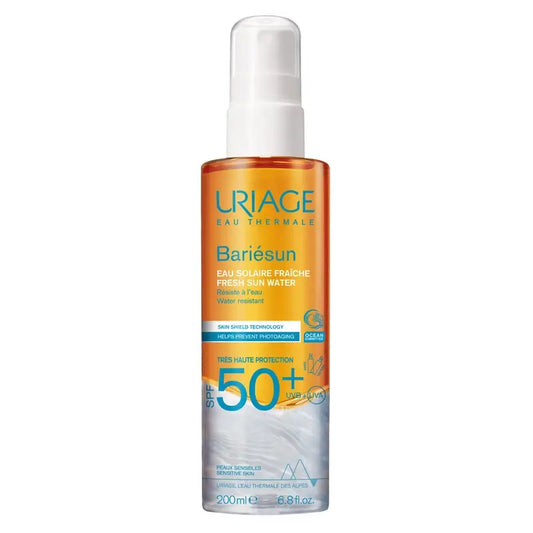 Uriage Bariésun Erfrischender Sonnenschutz Sonnenwasser Spf50+ 200 Ml