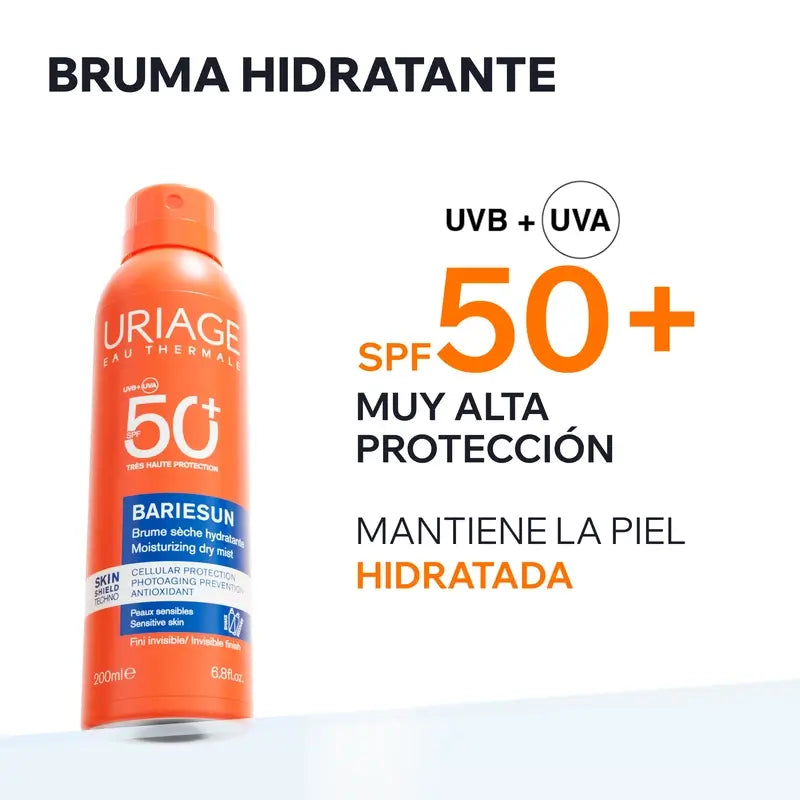 Uriage Bariésun Dry Mist Spf50+ , 200 ml