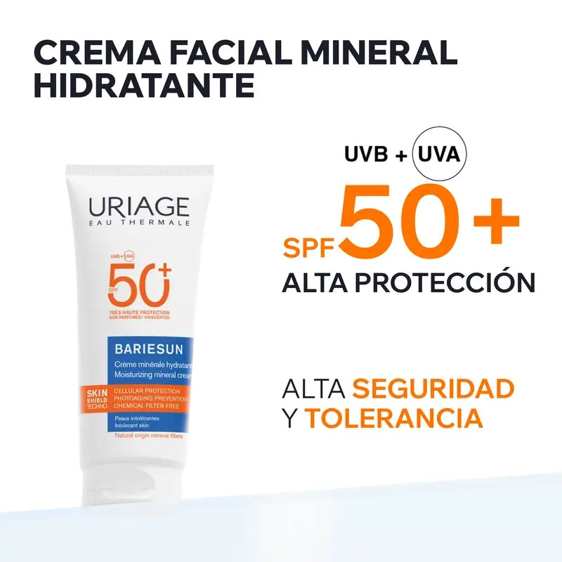 Uriage Bariésun Mineral Creme SPF 50+ 100 ml