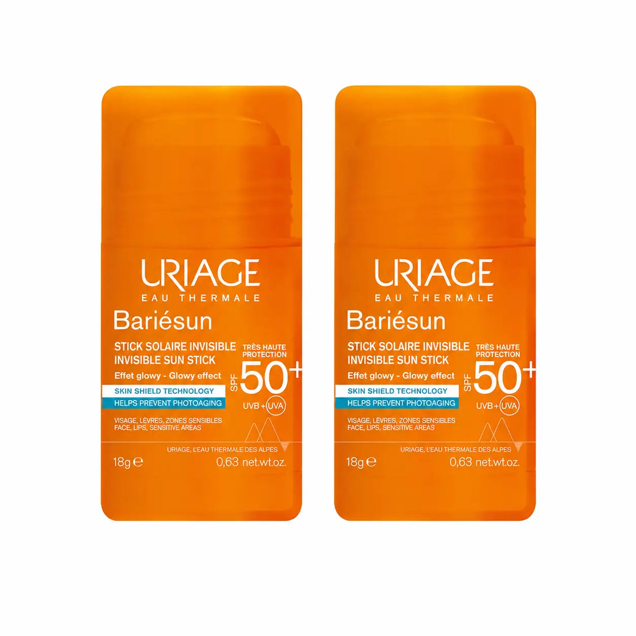 Uriage Bariésun Sonnenschutzstift LSF 50+ 8 g, 2er-Pack