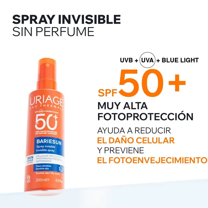 Uriage Bariésun Unparfümiertes Spray SPF 50+ 200 ml