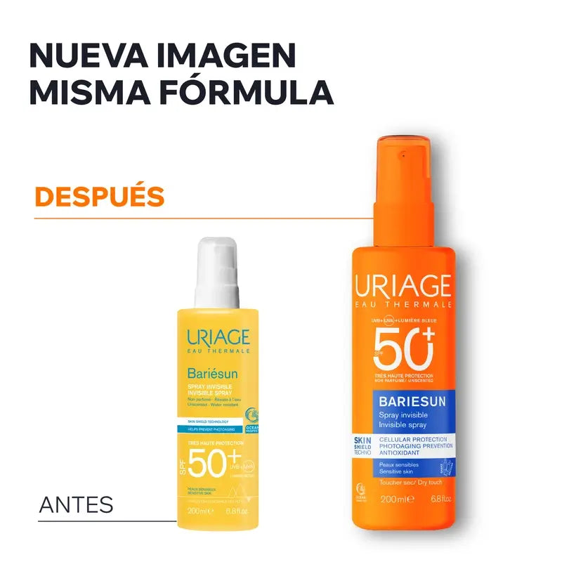 Uriage Bariésun Unparfümiertes Spray SPF 50+ 200 ml
