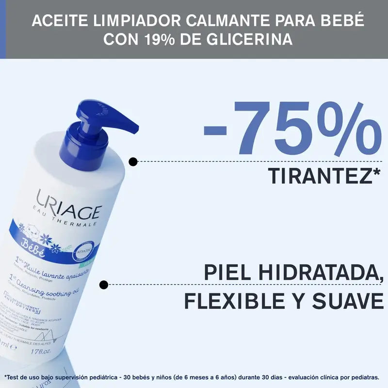 Uriage Baby 1st Beruhigendes Reinigungsöl 500 ml
