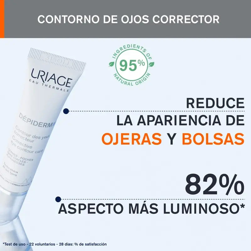 Uriage Dépiderm Augenkontur Anti-Flecken- und Aufhellungspflege , 15 ml