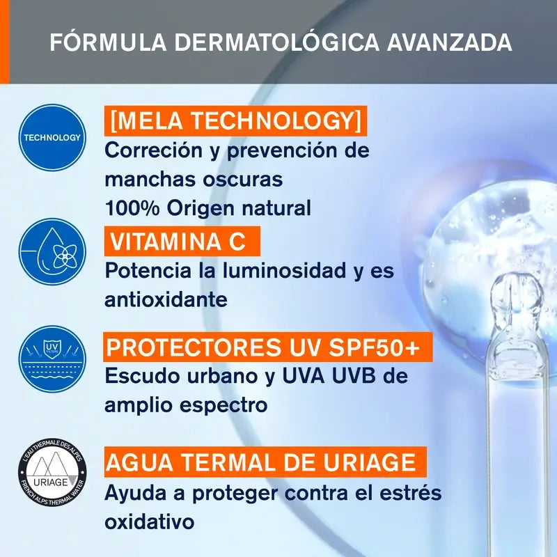 Uriage Dépiderm Anti-Blemish Tagespflege Spf50+ 30Ml