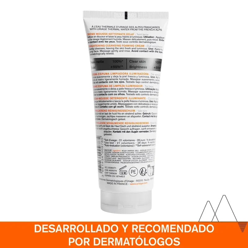 Uriage Dépiderm Aufhellender Reinigungsschaum 100Ml