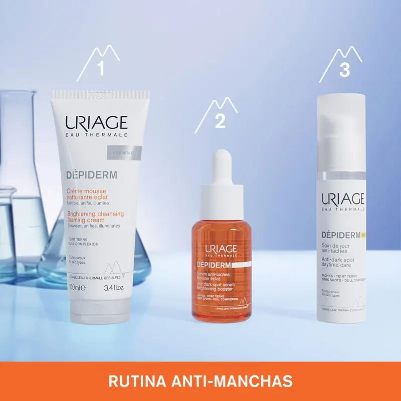 Uriage Dépiderm Gesichtsserum Anti-Flecken- und Aufhellungspflege , 30 ml