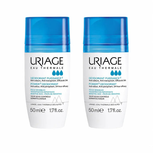 Uriage Triactivo Deodorant 50 ml, 24-Stunden-Wirkung, 2er-Pack