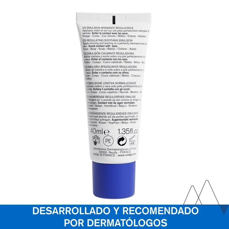 Uriage Ds Beruhigende Emulsion 40Ml Unparfümiert