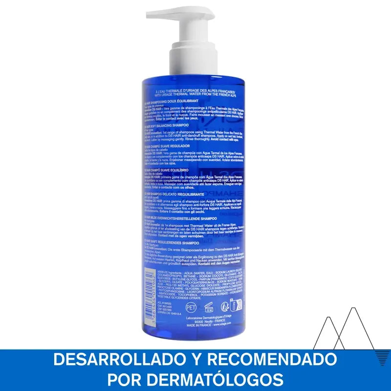 Uriage Ds Haar Sanft Regulierend Shampoo 500Ml