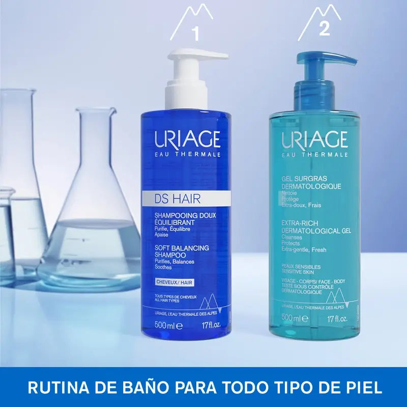 Uriage Ds Haar Sanft Regulierend Shampoo 500Ml