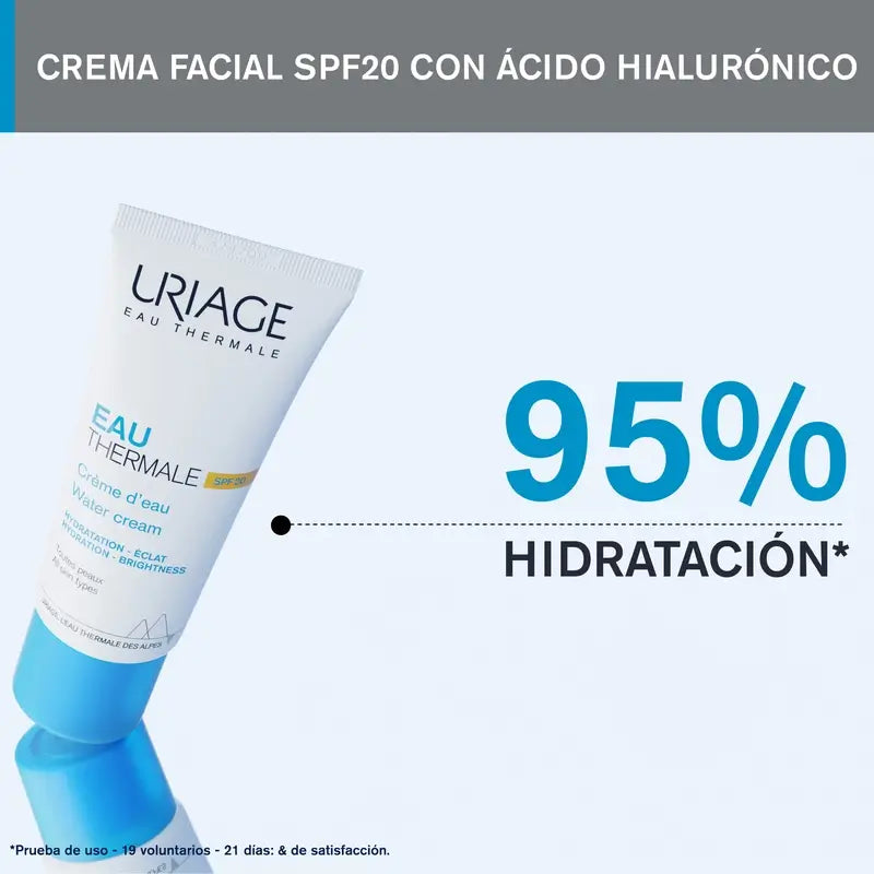 Uriage Eau Thermale Wassercreme Spf 20 Leicht 40 ml