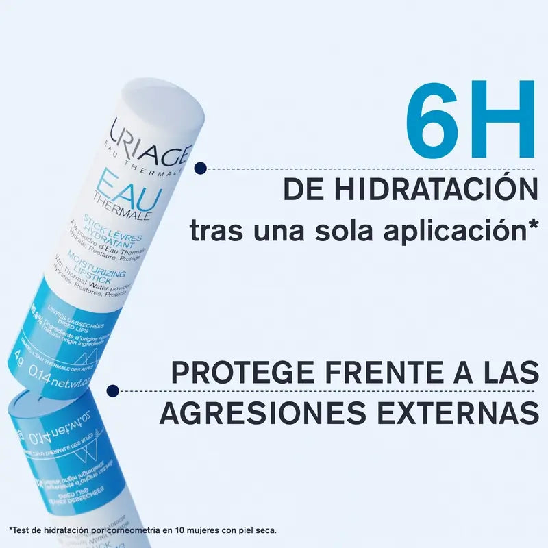 Uriage Eau Thermale Feuchtigkeitsspendender Lippenstift mit Puder Atu 4G