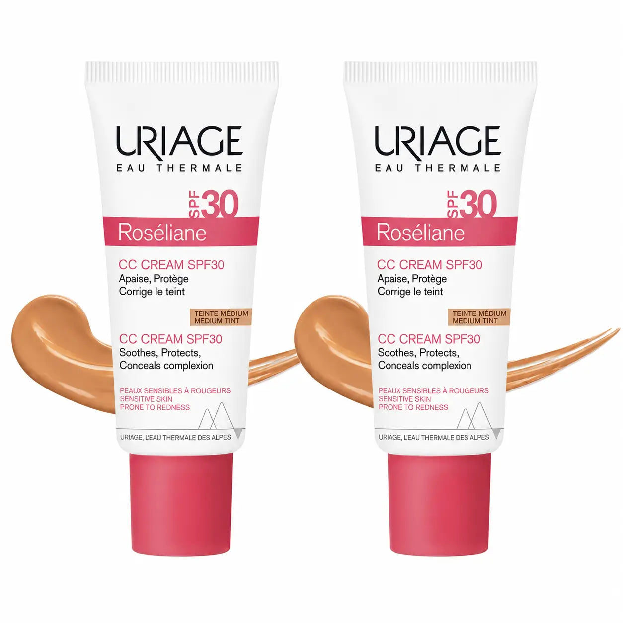 Uriage Roséliane CC-Creme LSF 30, 40 ml, 2er-Pack