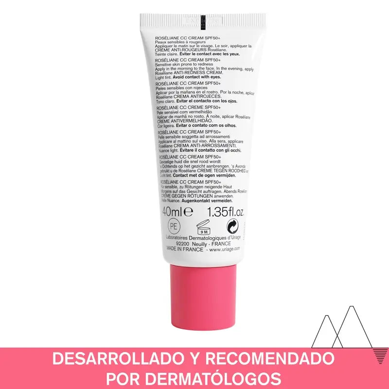 Uriage Roséliane Cc Creme Spf50+, 40ml