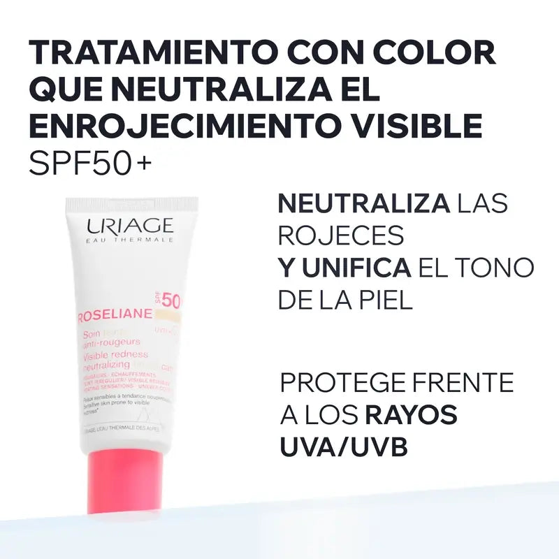 Uriage Roséliane Cc Creme Spf50+, 40ml