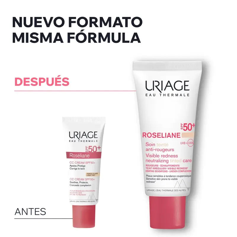 Uriage Roséliane Cc Creme Spf50+, 40ml