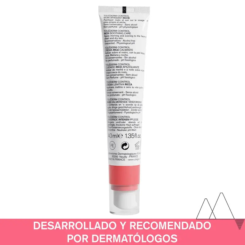 Uriage Toléderm Kontrolle Rich Creme 40 Ml