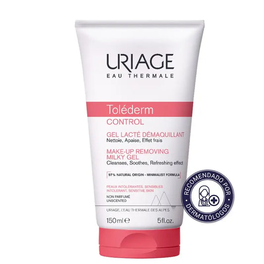 Uriage Toléderm Kontrolle Make-up Entferner Gel-Milch 150Ml