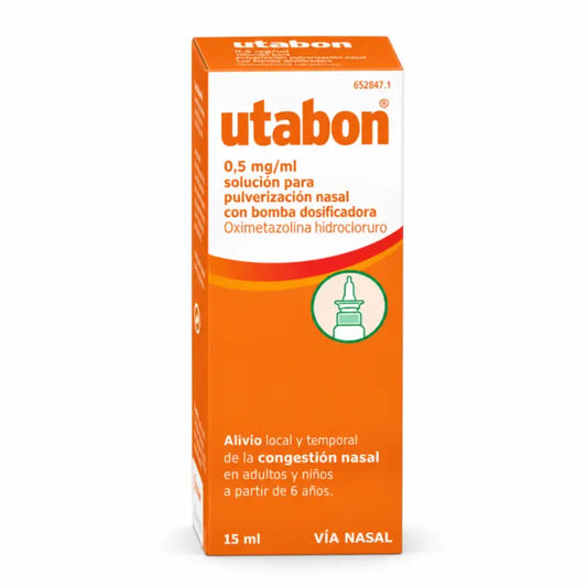 Utabon Adult 0,5 mg/ ml Nasalvernebler mit Dosierpumpe 15 ml