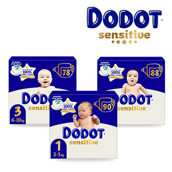 DODOT SENSITIVE + TOALLITAS 50% DTO. 2ª UD. (14 JUNIO 2026)