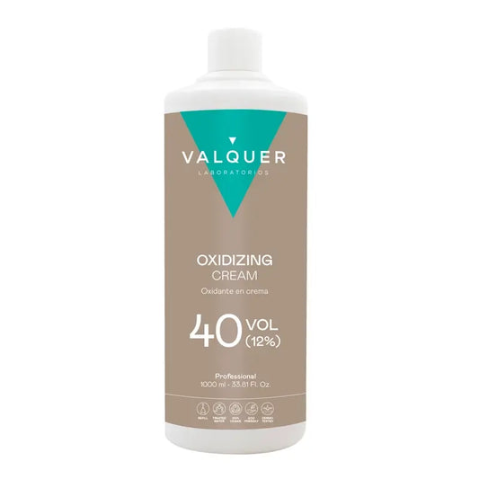 Valquer Agua Oxigenada 40 Vol (12%) - Professionelles Haar-Oxidationsmittel , 1 L