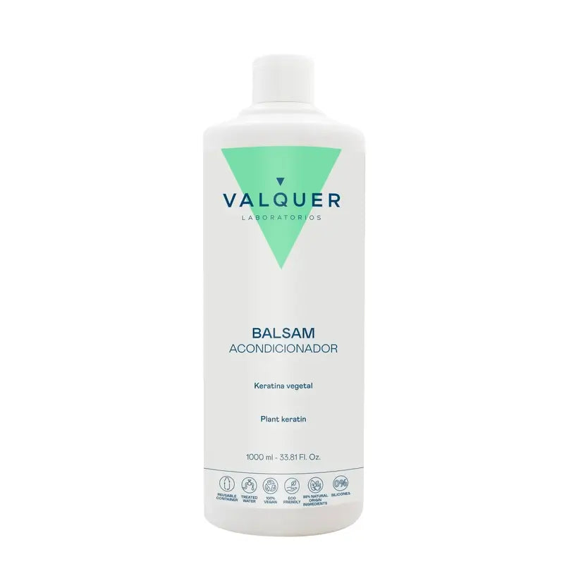 Valquer Revitalisierende Haarspülung Balsam mit natürlichem Keratin , 1 L