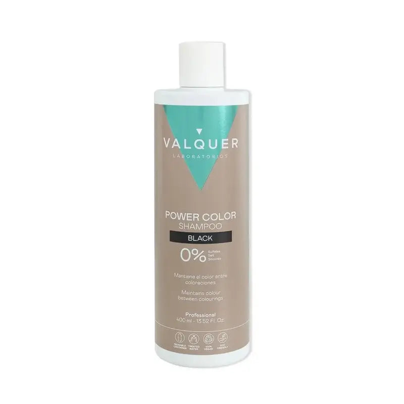 Valquer Schwarzes Shampoo - Power Color , 400 ml