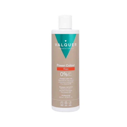Valquer Rote Farbe Shampoo - Power Colour , 400 ml