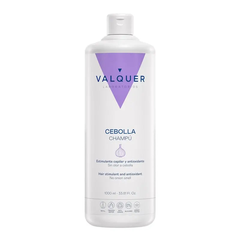 Valquer Zwiebel-Shampoo - Revitalisierend, antioxidativ und reinigend , 1 L