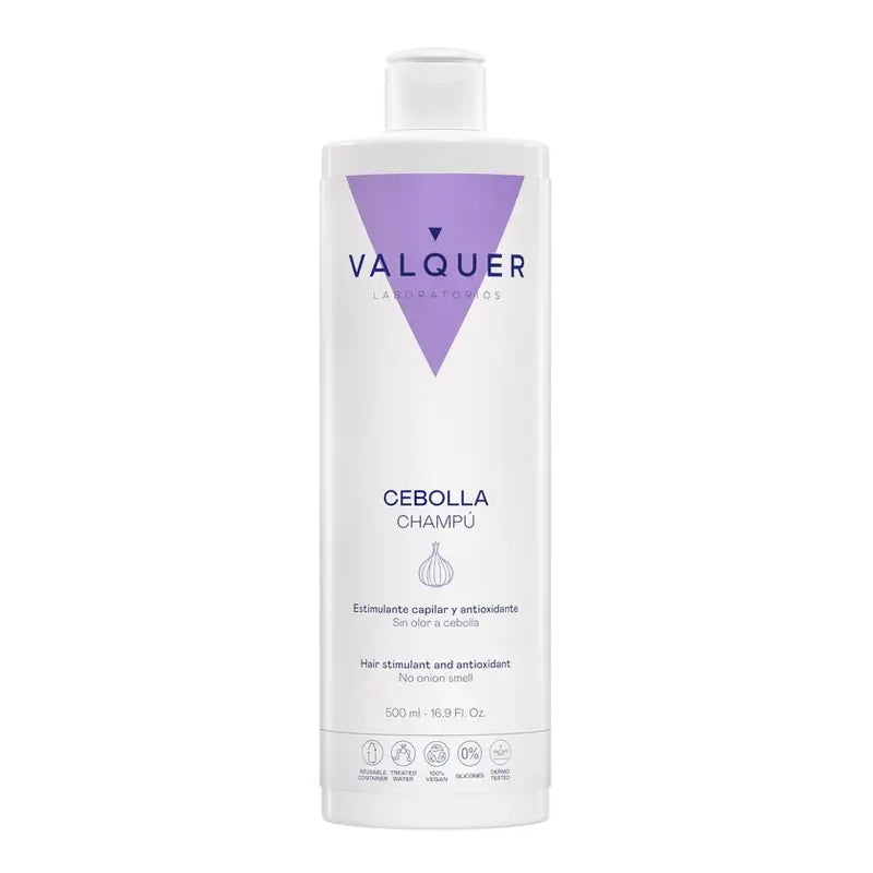Valquer Zwiebel-Shampoo - Revitalisierend, antioxidativ und reinigend, 500 ml