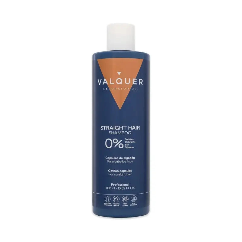 Valquer Haarpflege Glattes Haar Shampoo, 400 ml