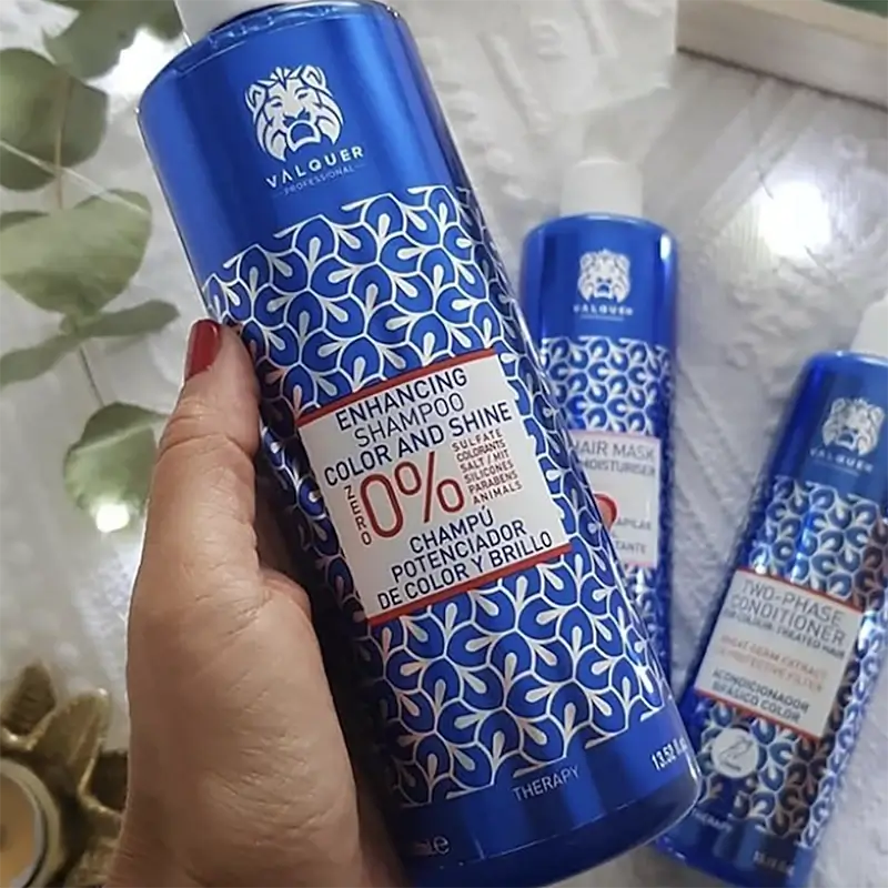 Valquer Haarpflege Farb- & Glanzverstärkendes Shampoo, 400 ml