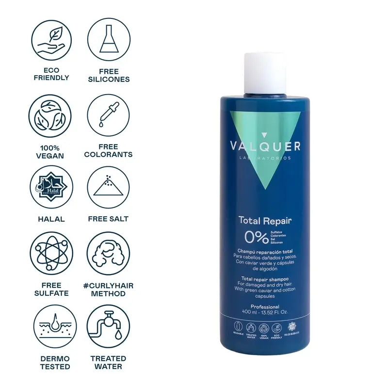 Valquer Haarpflege Total Repair Shampoo, 400 ml