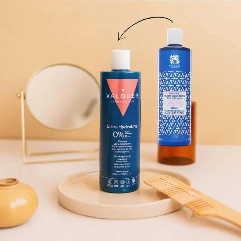 Valquer Hair Care Ultra Feuchtigkeits-Shampoo, trockenes Haar, 400 ml