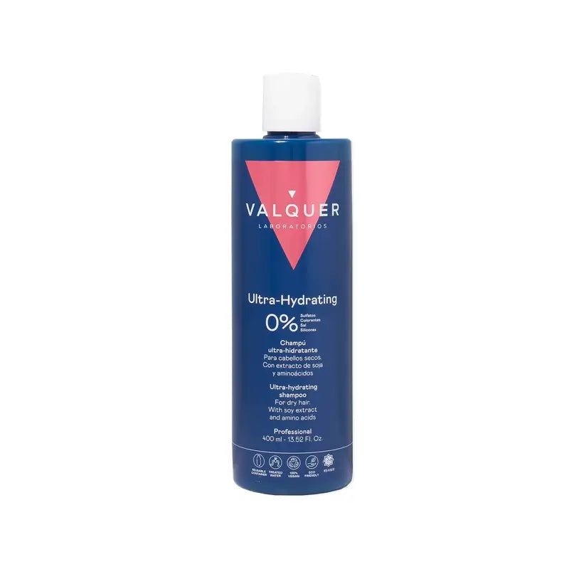 Valquer Hair Care Ultra Feuchtigkeits-Shampoo, trockenes Haar, 400 ml