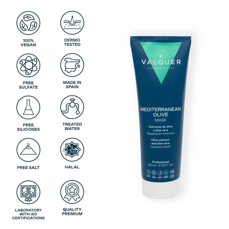Valquer Hair Care Intensive Repairing Hair Mask, 250 ml