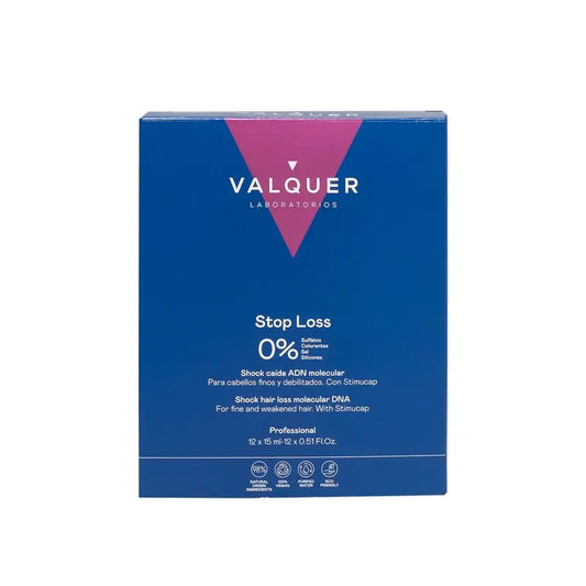 Valquer Haarpflege Schock Haarausfall Molekulare DNA, 12 x 15 ml
