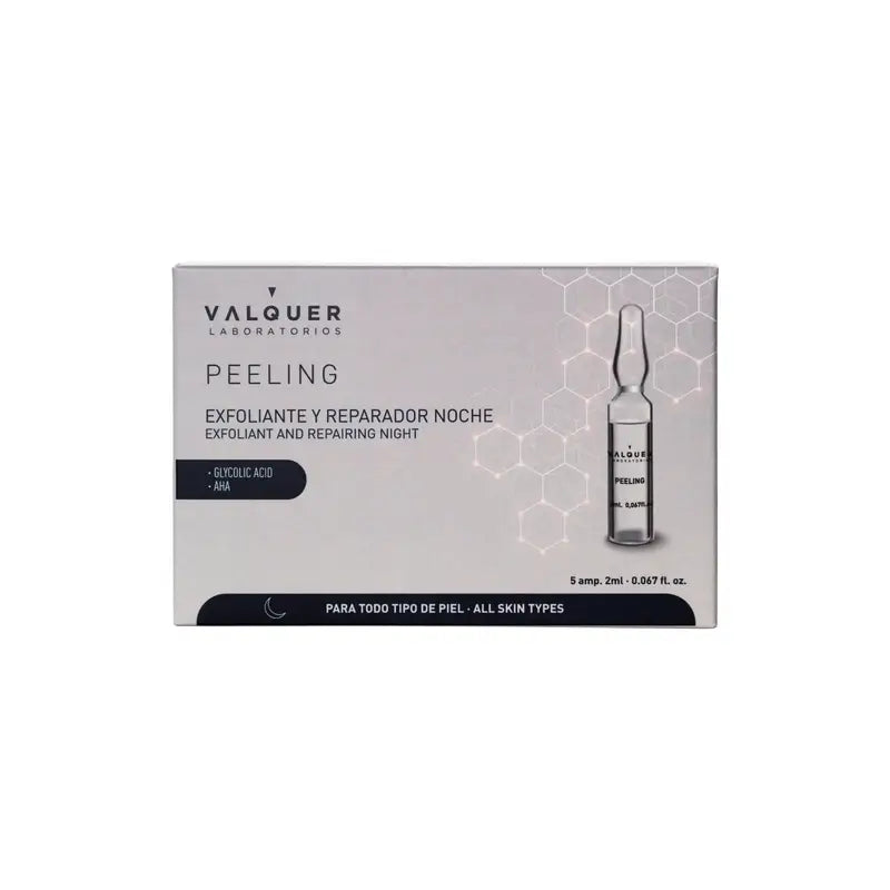 Valquer Skin Care Peeling-Ampullen, 5 x 2 ml