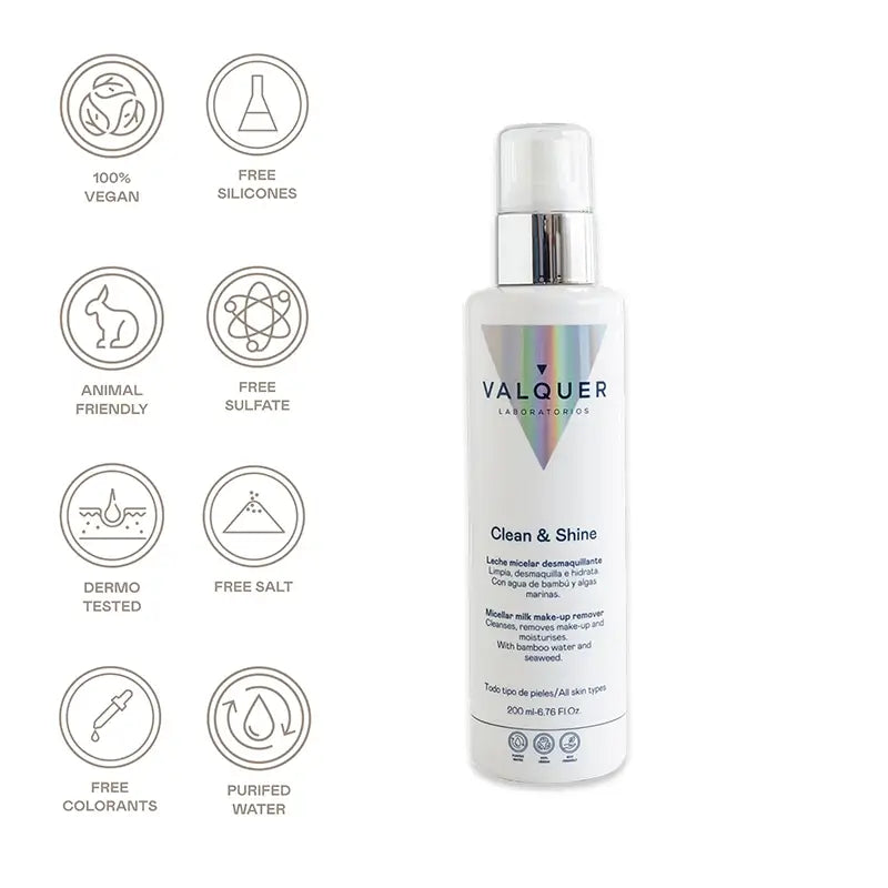Valquer Skin Care Micellar-Reinigungsmilch, 200 ml
