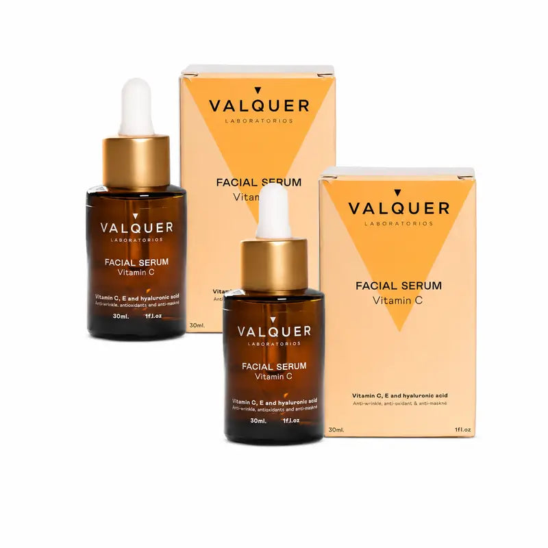 Valquer Skin Care Vitamin C Gesichtsserum, Packung 2 x 30 ml