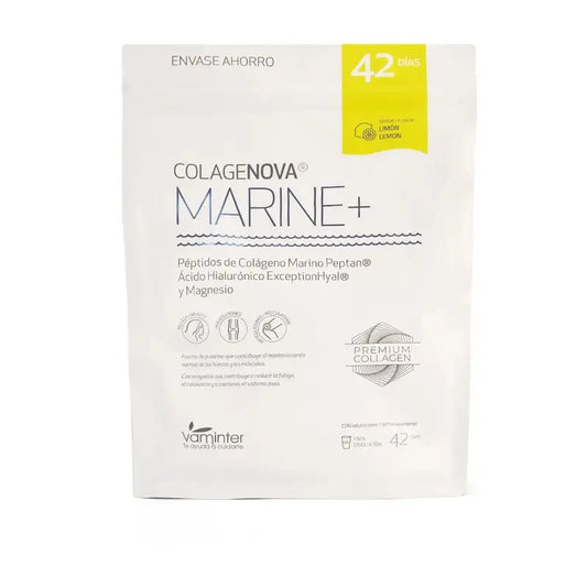 Colagenova Marine+ Meereskollagen+Ha+Mg 42 Tage Zitronen-Sparflasche, 590 Gr