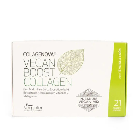 Colagenova Vegan Boost Grüner Tee + Zitrone, 21 Umschläge
